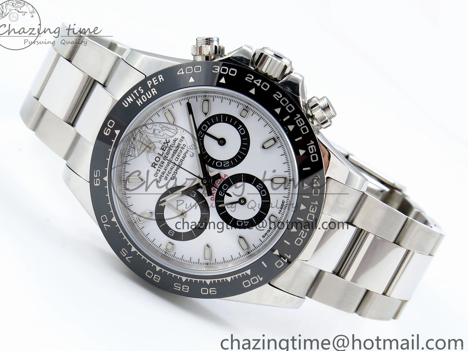 MiroTime 0522 DailyWear Daytona 116500 VRF 1:1 Best Edition White Dial on SS Bracelet A7750 V 1646